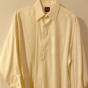 Men’s dress shirt Joseph A Bank pale yellow
